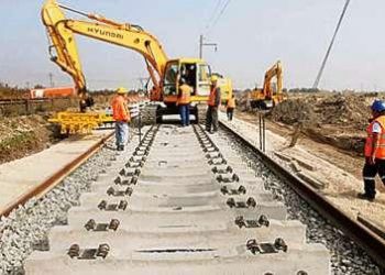 On going construction of the freight corridor.