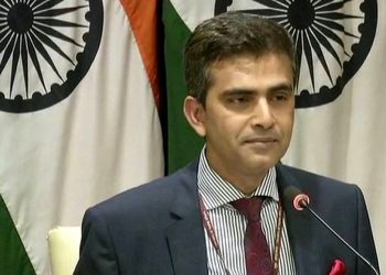 Raveesh Kumar, spokesperson of the Ministry of External Affairs in the Government of India.