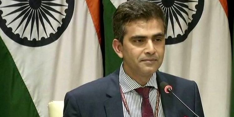 Raveesh Kumar, spokesperson of the Ministry of External Affairs in the Government of India.