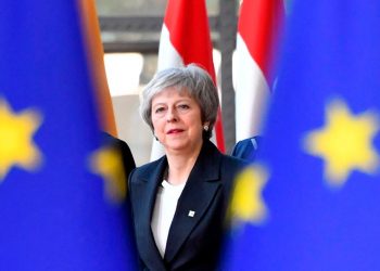 British Prime Minister Theresa May arrives for an EU summit in Brussels, Thursday, Dec. 13, 2018. EU leaders gather for a two-day summit, beginning Thursday, which will center on the Brexit negotiations. (AP)