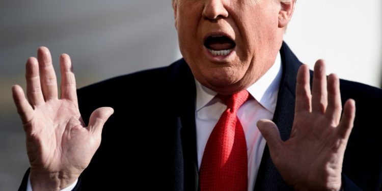 US President Donald Trump's threat to seal the Mexico border upped the ante in a political row over immigrant that prompted a partial shutdown of the US government (AFP)