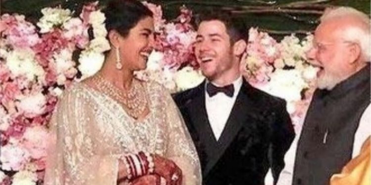 Modi attends Priyanka-Nick's Delhi reception