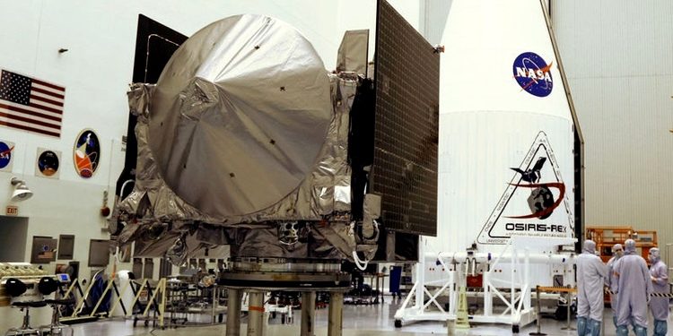 The OSIRIS-REx is a NASA asteroid study and sample-return mission. The mission's goal is to obtain a small sample from study asteroid 101955 Bennu.