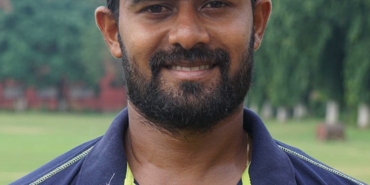 Abhishek Rout was the lone bright player for Odisha against Services at Palam, Sunday   