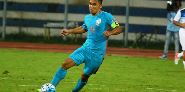 Sunil Chhetri became the joint second highest international goal scorer among active players along with Lionel Messi in 2018