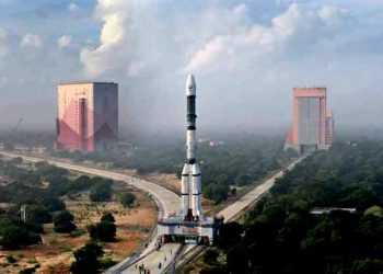 Indian GSLV-F11 rocket with a two-tonne GSAT-7A military communication satellite.