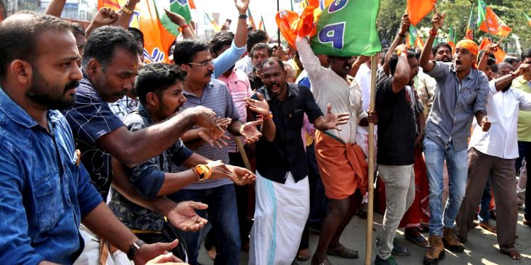 Sabarimala protests (AGENCIES)