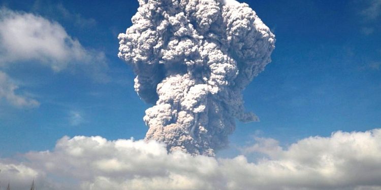 Mount Soputan erupted twice -- first at 7.43 a.m. and the second at 8.57 a.m.