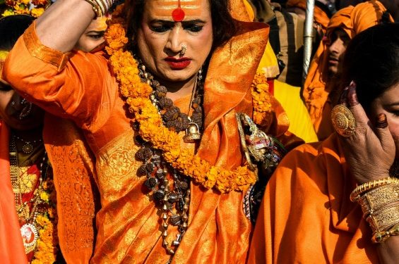 Laxmi Narayan Tripathi has for decades fought to put her transgender community on a par with the rest of society (AFP)
