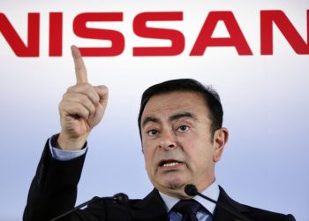 In this May 11, 2012, file photo, then Nissan Motor Co. President and CEO Carlos Ghosn speaks during a press conference in Yokohama, near Tokyo. Nissan is showing the beefed up version of its hit Leaf electric car Wednesday, Jan. 9, 2019, as the Japanese automaker seeks to distance itself from the arrest of its star executive Ghosn. The event at Nissan Motor Co.'s Yokohama headquarters, southwest of Tokyo, had been postponed when Ghosn was arrested Nov. 19.(AP)