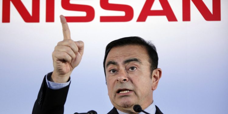 In this May 11, 2012, file photo, then Nissan Motor Co. President and CEO Carlos Ghosn speaks during a press conference in Yokohama, near Tokyo. Nissan is showing the beefed up version of its hit Leaf electric car Wednesday, Jan. 9, 2019, as the Japanese automaker seeks to distance itself from the arrest of its star executive Ghosn. The event at Nissan Motor Co.'s Yokohama headquarters, southwest of Tokyo, had been postponed when Ghosn was arrested Nov. 19.(AP)