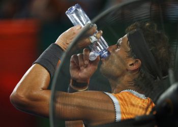 Tennis - Australian Open - Semi-final - Melbourne Park, Melbourne, Australia, January 24, 2019. Spain's Rafael Nadal during the match against Greece's Stefanos Tsitsipas. (REUTERS)