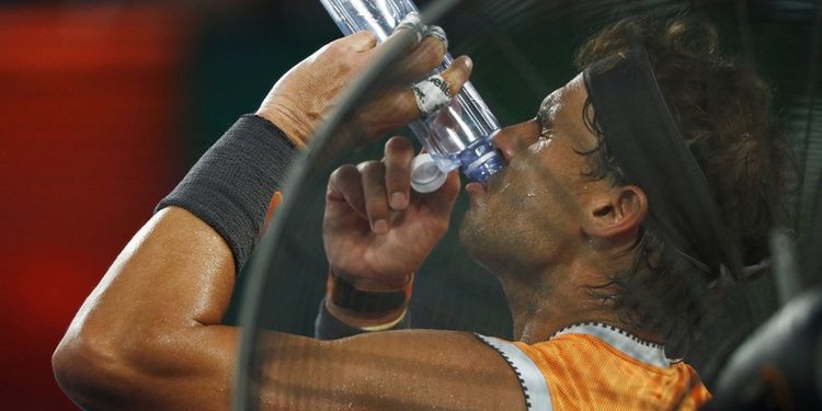 Tennis - Australian Open - Semi-final - Melbourne Park, Melbourne, Australia, January 24, 2019. Spain's Rafael Nadal during the match against Greece's Stefanos Tsitsipas. (REUTERS)