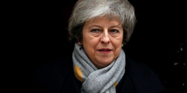 May suffered the largest government defeat in modern British history when the House of Commons rejected the withdrawal agreement she struck with Brussels late last year (AFP)