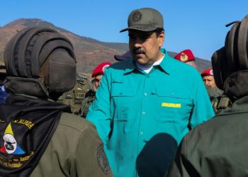 Most of the Lima Group has urged Venezuela's President Nicolas Maduro, pictured during military exercises on January 27, 2019, to step down (AFP)