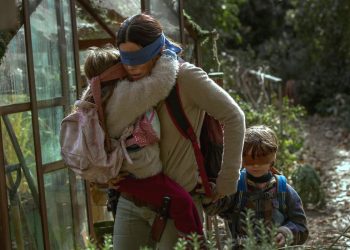 A Still from the recently released ginormous hit  for Netflix, 'Birdbox'