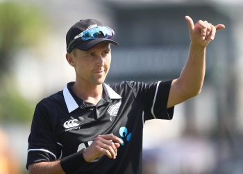 Trent Boult took five wickets for New Zealand against India, Thursday