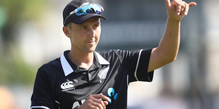 Trent Boult took five wickets for New Zealand against India, Thursday