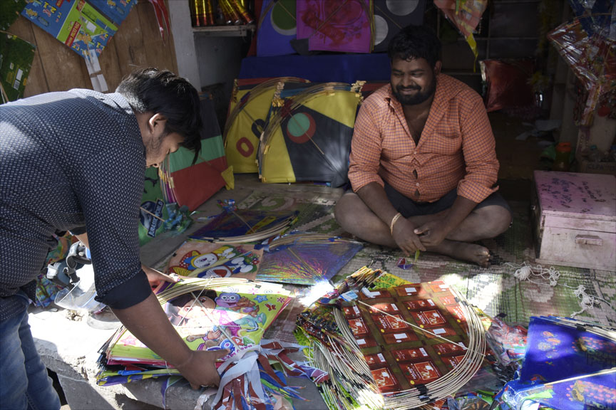 Dipak Majhi kite seller cuttack