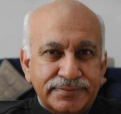 former Union Minister M.J. Akbar (TWITTER)