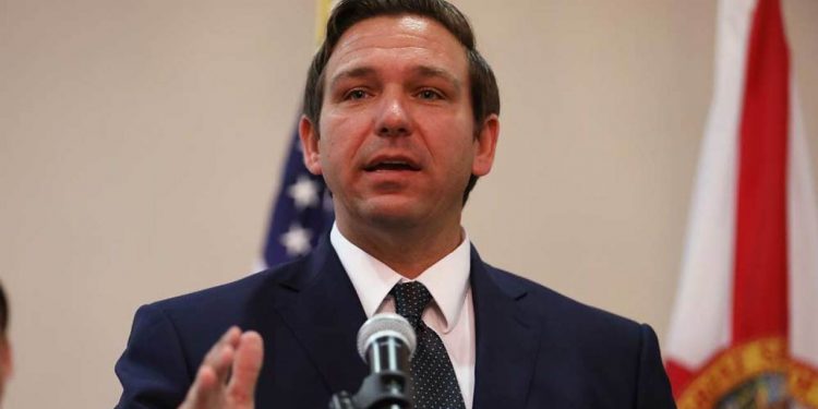 Florida Governor  Ron DeSantis