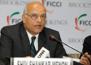 Former National Security Advisor (NSA) Shivshankar Menon (UNI)