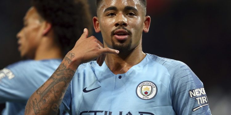 Gabriel Jesus scored two goals for Manchester City