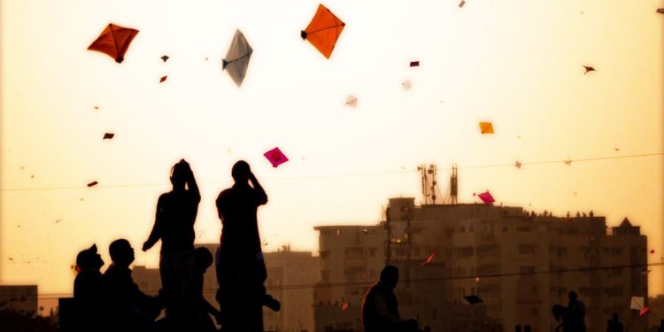 Kite Flying in Cuttack