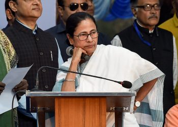 West Bengal CM Mamata Banerjee during a function in Kolkata, Friday