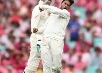 Kuldeep Yadav is all pumped up after dismissing an Australian batsman at SCG, Saturday