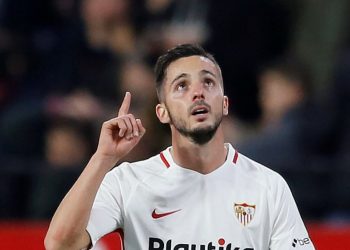 Pablo Sarabia scored one of the goals for Sevilla