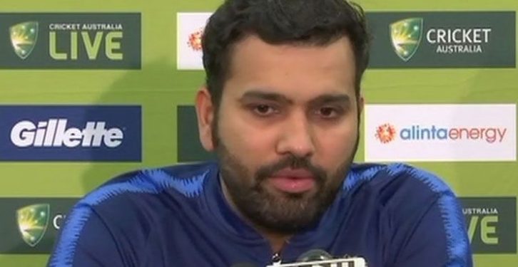 Rohit harps on team show