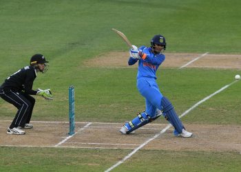 Indian batswoman Smriti Mandhana pulls during her match-winning knock against New Zealand, Tuesday