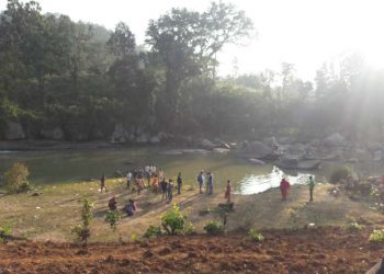 The place where Chanda Majhi’s body was found at Lovers’ Point  