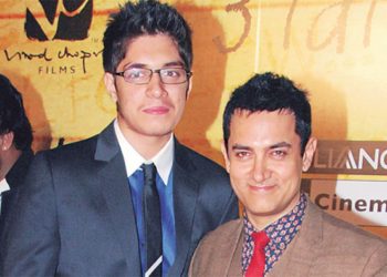Aamir Khan looking for the right story to launch son, Junaid Khan(L)