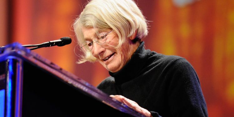 Much-loved poet Mary Oliver died Thursday of lymphoma, at her home in Florida. She was 83. Oliver won many awards for her poems, which often explore the link between nature and the spiritual world; she also won a legion of loyal readers who found both solace and joy in her work. (Kevork Djansezian/Getty Images/AP)