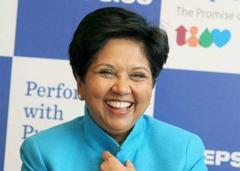 American business leader Indra Nooyi, former head of multinational PepsiCo