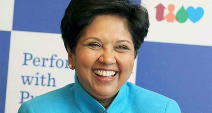 American business leader Indra Nooyi, former head of multinational PepsiCo