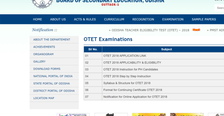 OTET exam
