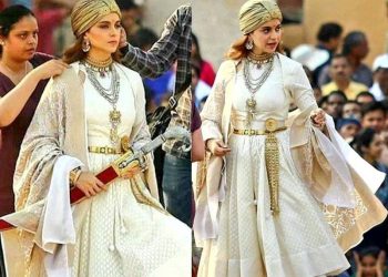 In the sets of "Manikarnika: The Queen of Jhansi"