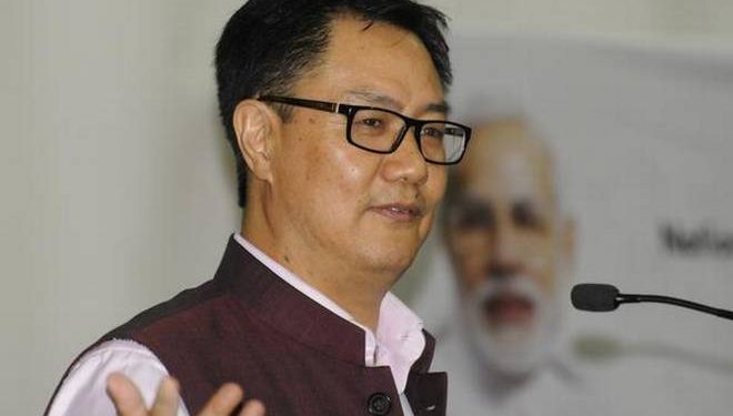 Kiren Rijiju. PTI