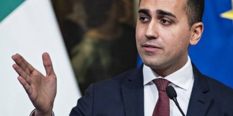 Italy's Deputy Prime Minister Luigi Di Maio
