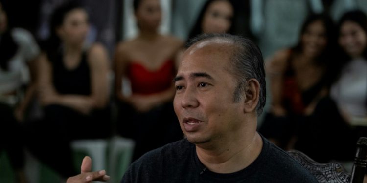 Rodgil Flores set up the first of a handful of Philippine beauty boot camps that have helped transform the nation's pageant fortunes (AFP)