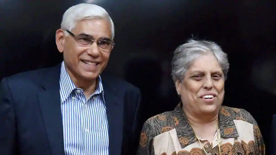 CoA members Vinod Rai and Diana Edulji