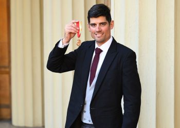 The 34-year-old became the first English cricketer to receive the Knighthood since Sir Ian Botham in 2007.