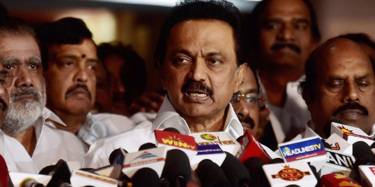File photo of DMK President M K Stalin (PTI)