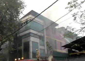 A commercial building in west Delhi's Naraina