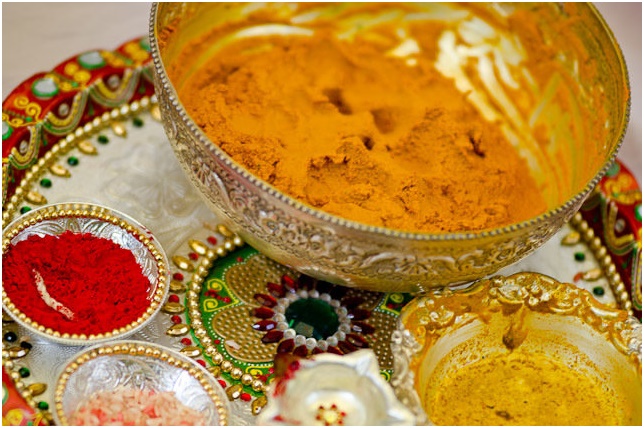 Image result for HALDI CEREMONY