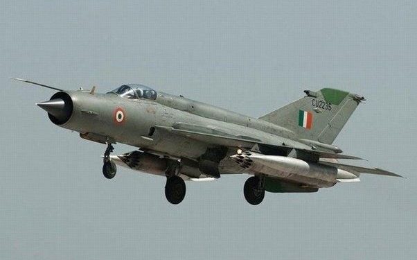 The Mig-21 bison jet in which IAF officer Abhinandan was flying
