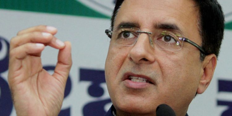 Congress' party chief spokesperson Randeep Surjewala (PTI)